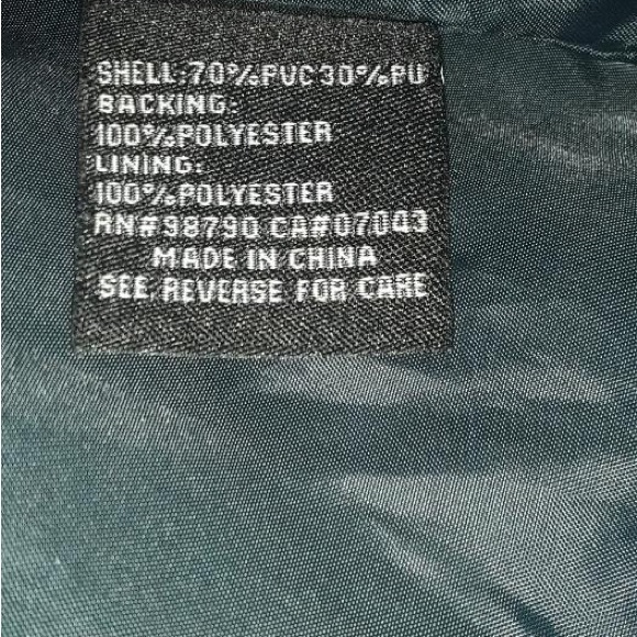 Dollhouse groovy polyester jacket size medium faux leather - Picture 3 of 3